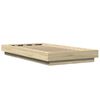 vidaXL Estructura de cama madera de ingeniería roble Sonoma 75x190 cm