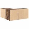 vidaXL Mueble de esquina madera ingenier&iacute;a roble ahumado 160x40x45 cm
