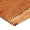 vidaXL Estante pared rectangular madera acacia borde vivo 90x30x2,5 cm