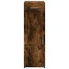 vidaXL Aparador de madera de ingenier&iacute;a roble ahumado 30x42,5x93 cm