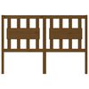 vidaXL Cabecero de cama madera maciza pino marrón miel 145,5x4x100 cm