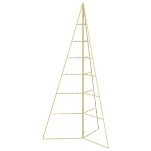 vidaXL &Aacute;rbol de Navidad de metal con soporte plegable KUOPIO 140 cm