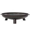 RedFire Chimenea de cuenco Salo acero 80 cm negra 81020