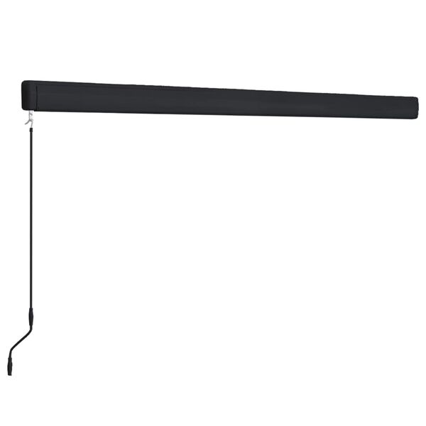 vidaXL Toldo de carrete manual gris antracita 400x300 cm