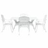 vidaXL Conjunto de Comedor de Jard&iacute;n 5 pcs Aluminio