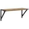 vidaXL Estanter&iacute;as de pared 2 pcs Roble artesanal 60 x 25 x 25,5 cm