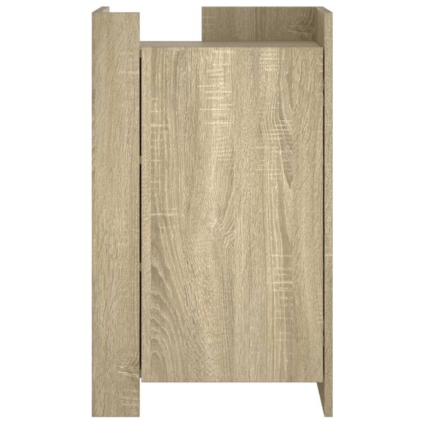 vidaXL Aparador madera de ingeniería roble Sonoma 45x35x75 cm