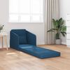 vidaXL Sof&aacute; cama 60cm Azul tela