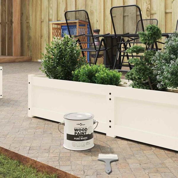 vidaXL Pintura para madera 16,5 x 16,5 x 16 cm Impresión en pared