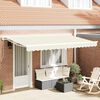 vidaXL Toldo Retr&aacute;ctil Manual Crema 350 x 200 cm Poli&eacute;ster y metal