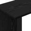 vidaXL Mesa Auxiliar Roble Negro 35 x 25 x 50 cm Madera de ingenier&iacute;a