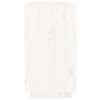 vidaXL Aparador madera maciza de pino blanco 100x40x75 cm
