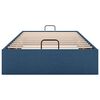 vidaXL Estructura de cama otomana sin colch&oacute;n tela azul 80x200cm