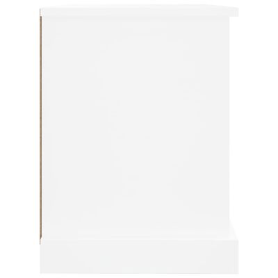 vidaXL Mueble para TV madera contrachapada blanco 73x35,5x47,5 cm