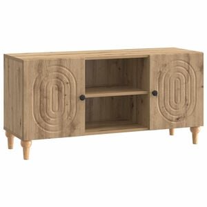 vidaXL Mueble de TV Roble Artesanal 102 x 34,5 x 50 cm