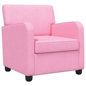 vidaXL Sill&oacute;n Rosa Tela