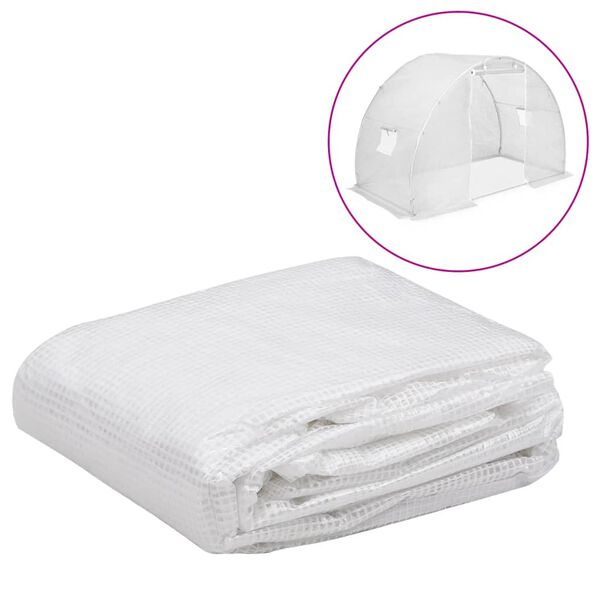 vidaXL Cubierta repuesto de invernadero transparente (4,5 m²) 3x1,5x2m