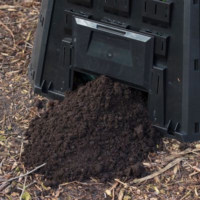 Nature contenedor térmico para compost 1200 L color negro 6071483