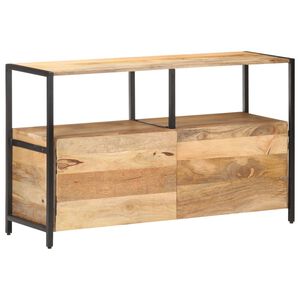 vidaXL Aparador de madera maciza de mango 110x35x65 cm
