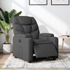 vidaXL Sill&oacute;n reclinable el&eacute;ctrico de tela negro
