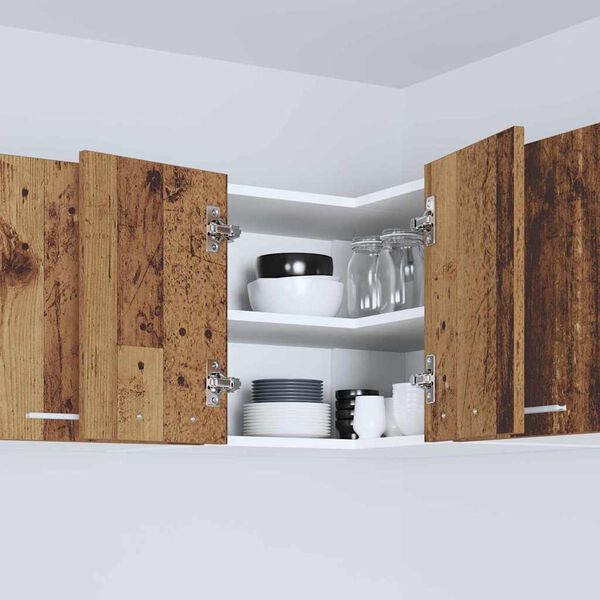 vidaXL Mueble colgante Madera Vieja y 57 x 57 x 40 cm