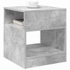 vidaXL Mesa Auxiliar Gris Concreto 40,5 x 40 x 45 cm
