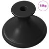 vidaXL Mango 1461 uds. Negro &Oslash;30 mm Aluminio