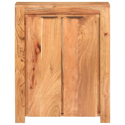 vidaXL Aparador de madera maciza de acacia 59x33x75 cm