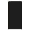 vidaXL Muebles zapateros 2 uds madera contrachapada negro 31,5x35x70cm