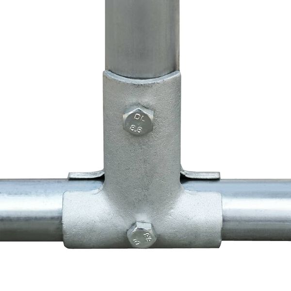 vidaXL Jaula gallinero de exterior de acero galvanizado 2x2x1,92 m