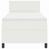 vidaXL Cama tipo Box Spring Manual Crema y Blanco 193 x 90 x 88 cm
