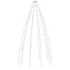 vidaXL Red de luces de &aacute;rbol de Navidad 250 LEDs blanco fr&iacute;o 250 cm