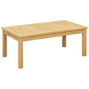 vidaXL Mesa de centro de jard&iacute;n madera maciza de acacia 90x50x36 cm