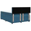 vidaXL Cama box spring con colch&oacute;n terciopelo azul 140x200 cm