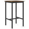 vidaXL Mesa de Bar 52 x 52 x 110 cm Madera de ingenier&iacute;a Roble Ahumado