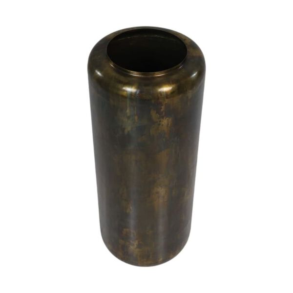 HSM Collection Jarr&oacute;n de flores Salerno mediano dorado 26x65 cm