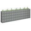 vidaXL Arriate de gaviones de acero galvanizado 270x30x90 cm