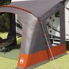 vidaXL Tienda de Caravana con techo Gris y naranja 410 x 275 x 245 cm