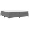 vidaXL Cama tipo Box Spring Gris claro y . 200 x 200 cm Tela de Pana