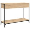 vidaXL Mesa consola madera de ingenier&iacute;a roble Sonoma 100x34,5x75 cm