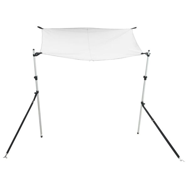 vidaXL Set de toldo T-Top extensi&oacute;n blanco 170x170x(113-182,5) cm