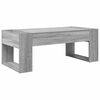 vidaXL Mesa de Caf&eacute; Gris Sonoma 110 x 50 x 41 cm Madera de ingenier&iacute;a