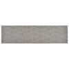 vidaXL Alfombra de cocina lavable terciopelo dibujo rombos 45x150 cm