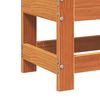 vidaXL Taburete de jard&iacute;n madera de pino marr&oacute;n cera 62x30x32 cm