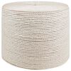 vidaXL Cuerda de yute 60 mm 100 m Blanco 100% yute Tossa