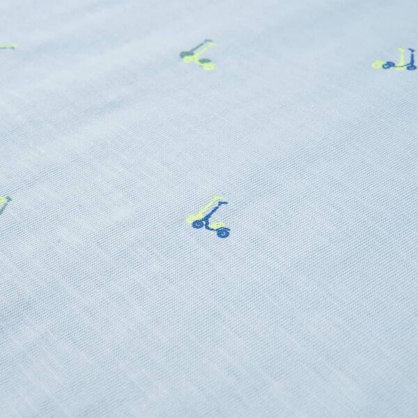 Camiseta infantil azul claro 116