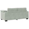 vidaXL Sof&aacute; Loveseat gris claro 180x77x82 cm terciopelo