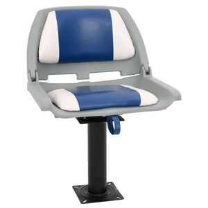 vidaXL Asiento para barco con pedestal giratorio 360&deg;