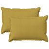 vidaXL Funda de almohada 2 pcs HOUTEN Verde claro 40 x 60 cm