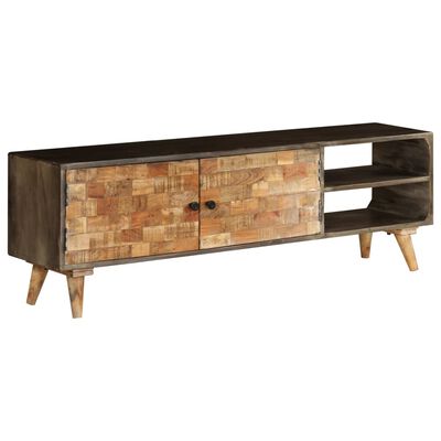 vidaXL Mueble para TV de madera maciza de mango 140x30x45 cm